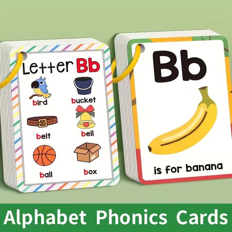 Sight Word Game - Alphabet-Phonik-Lernkarten für Kleinkinder - Englische Buchstaben-Lernspielzeuge