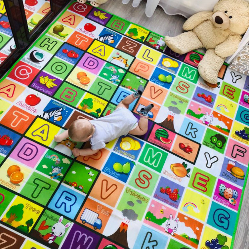 Kids Education Rug - 180*120 cm Baby Spielen Matte Kinder