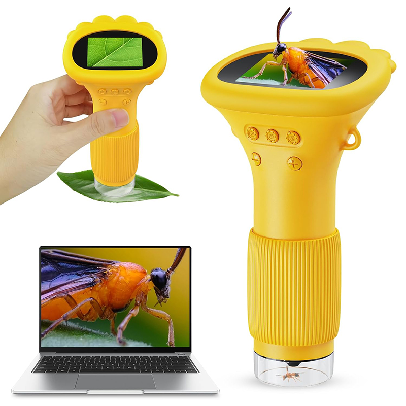 Kids Definition Of Education - Tragbares Digitalmikroskop für Kinder Taschenmikroskop-Kamera mit