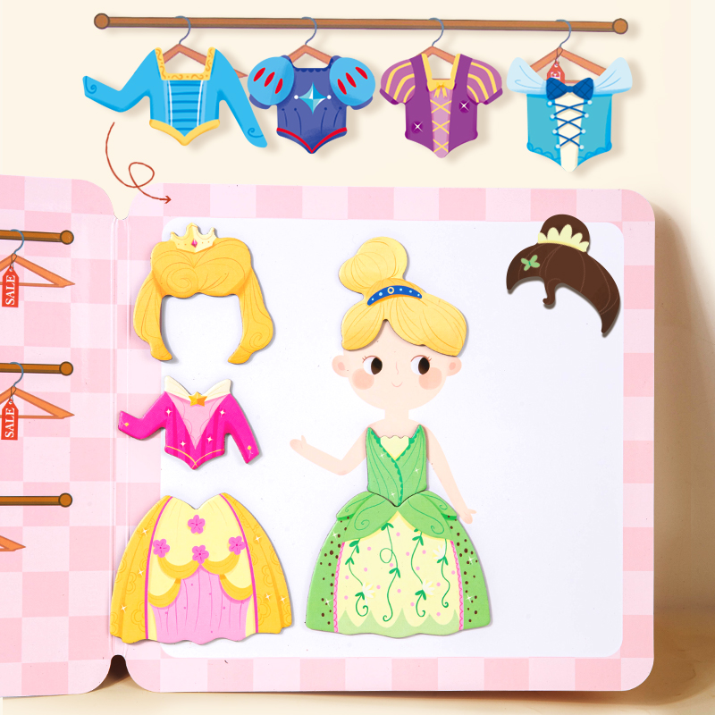 Kids Early Education Books - Kinder Magnetische Ruhig Buch Spielzeug Magnetische