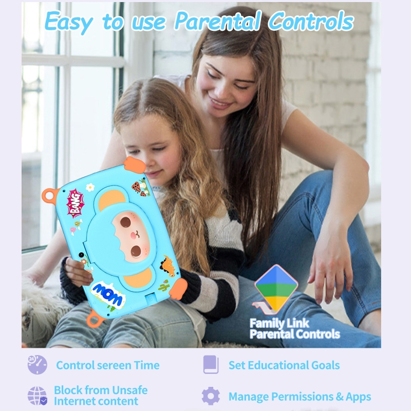 Kids Education And You - Kinder-Tablet-PC mit 7-Zoll-Display Lernmaschine Frühpädagogisches Spielzeug