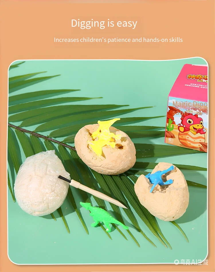 Dinosaurier-Ei-Ausgrabungsset, – Kids Education Tools Bewertung und Preis