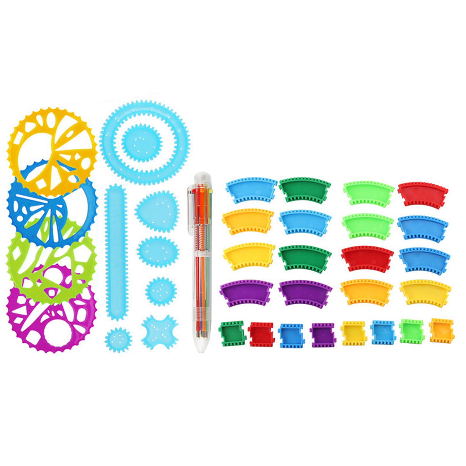 Buntes Spirograph-Set für Kind – Kids Education Drawing Bewertung und Preis