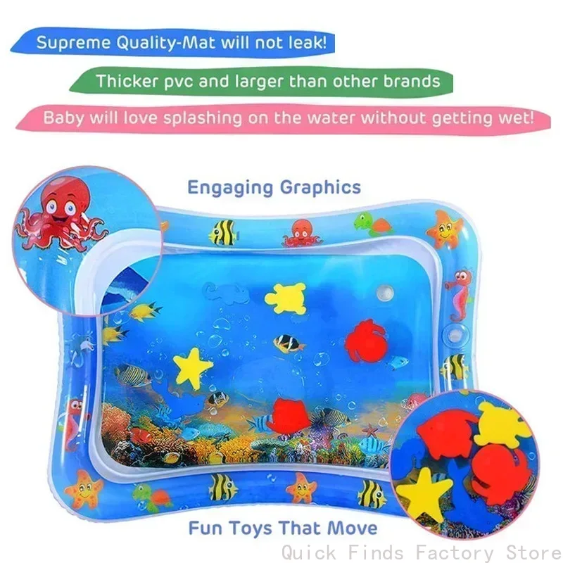 Baby-Wasserspielmatte, aufblas – Kids Education Rug Bewertung und Preis