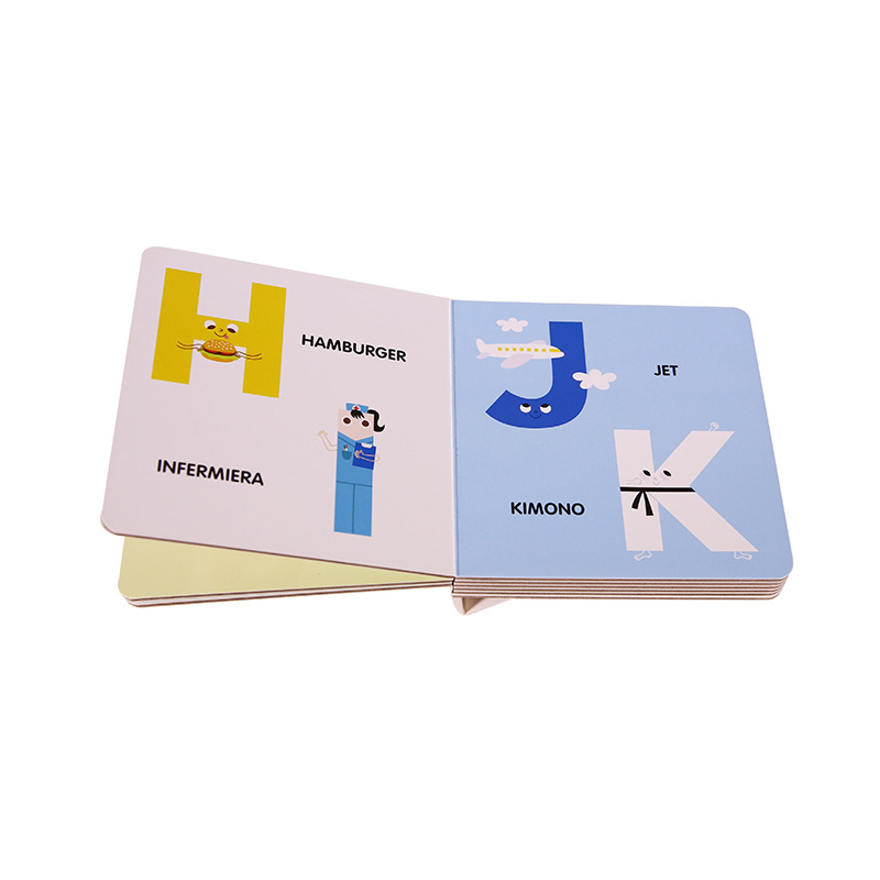 Benutzerdefinierte Pappbücher  – Kids Education Drawing Bewertung und Preis
