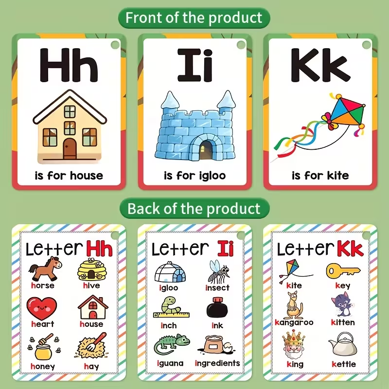 Alphabet-Phonik-Lernkarten für – Sight Word Game Bewertung und Preis
