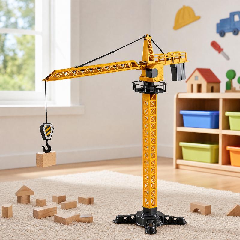 Turmkran-Spielzeug, simulierte – Kids Education And You Bewertung und Preis