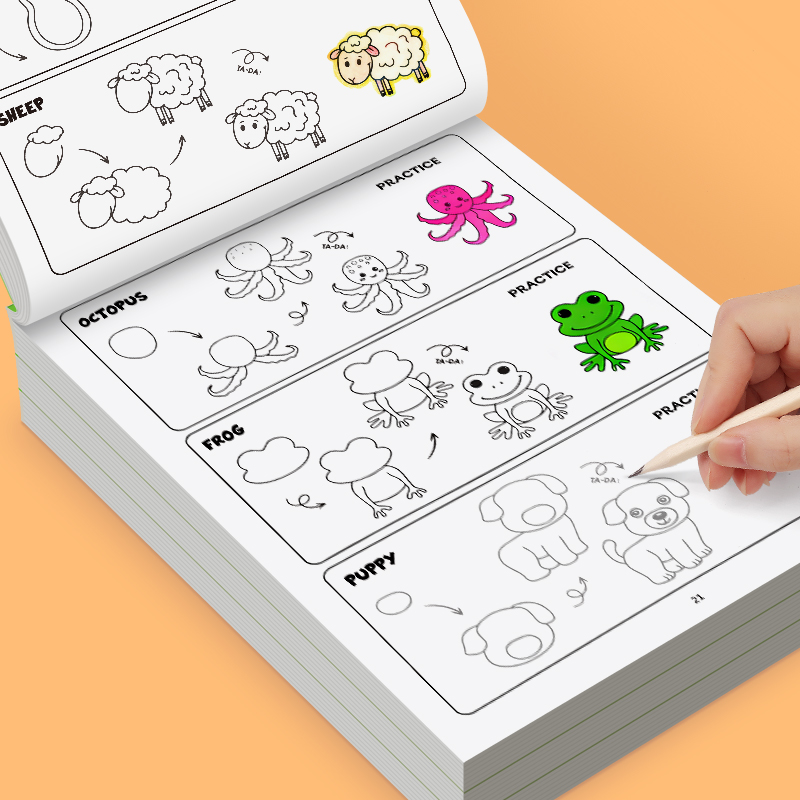Tier-Zeichenbuch für Kinder, 3 – Kids Education Drawing Bewertung und Preis