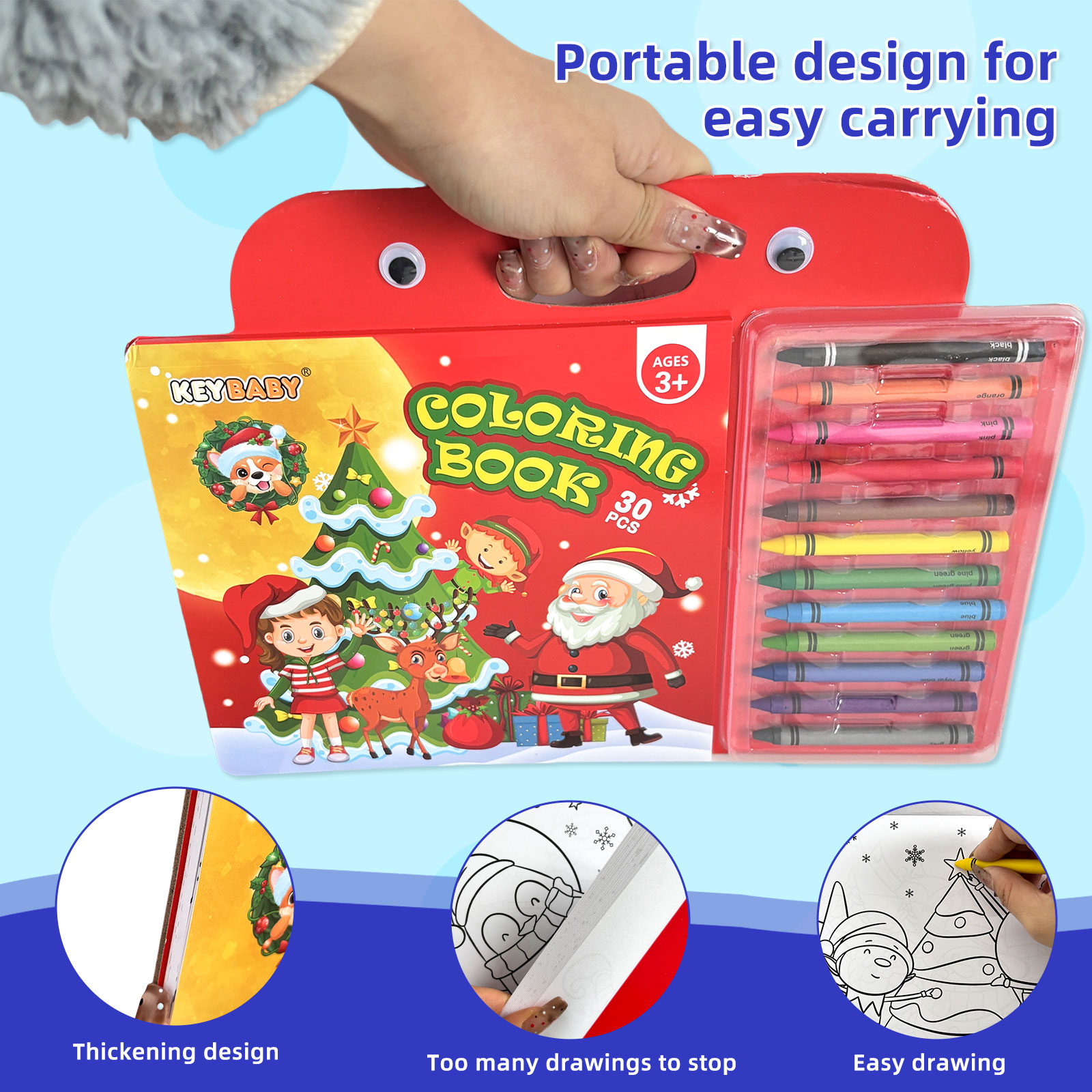 Tragbares Malbuch-Set für Kind – Kids Education Drawing Bewertung und Preis