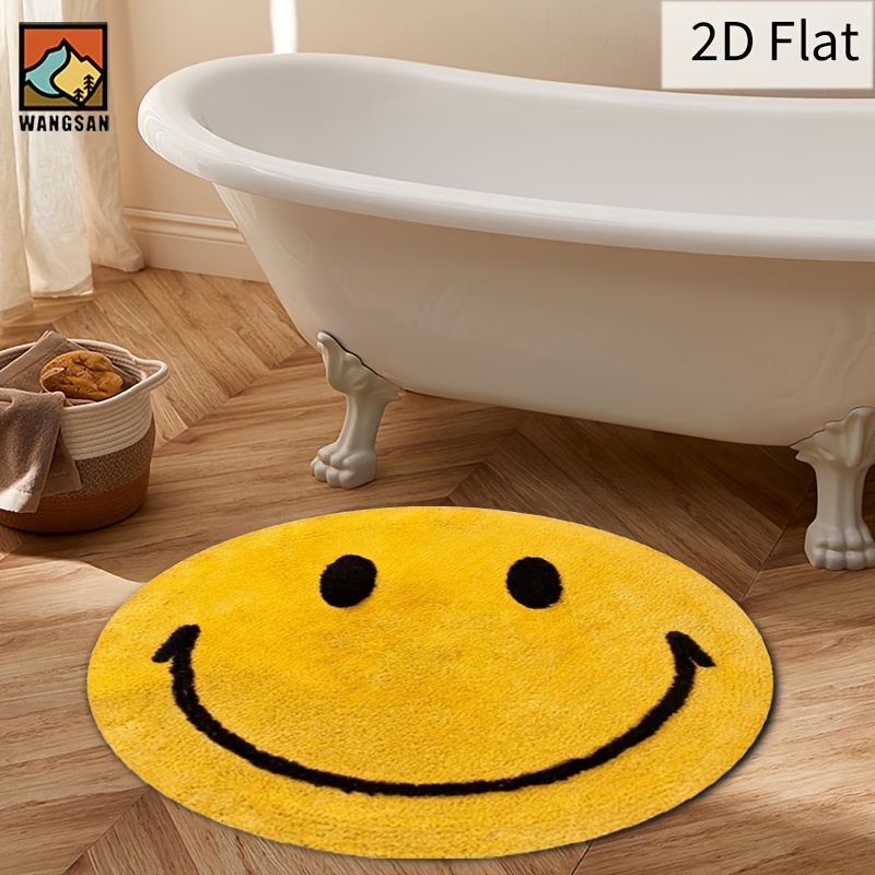2D Runder Flanell-Teppich Smil – Kids Education Rug Bewertung und Preis