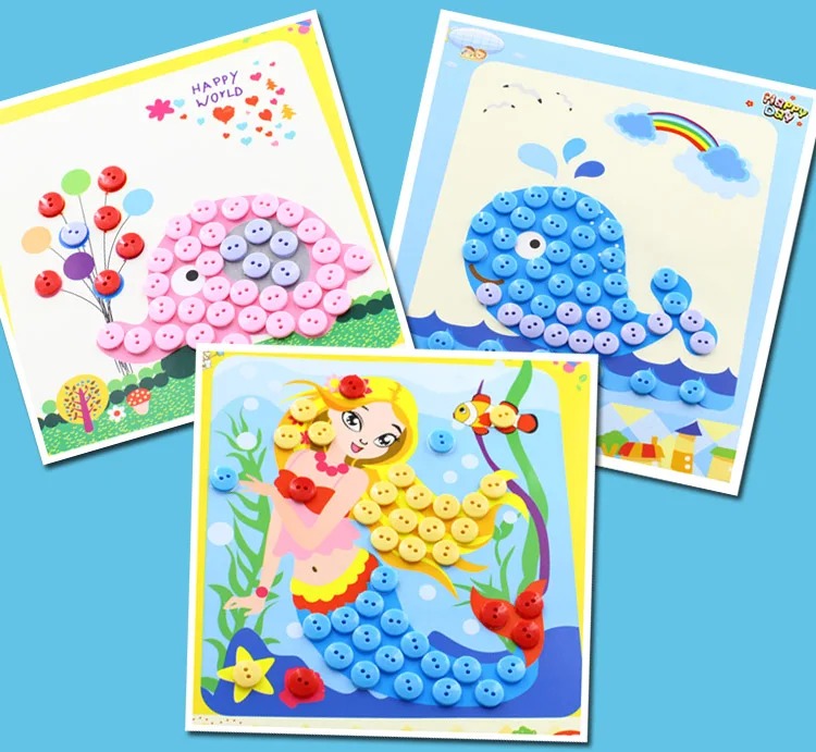 5 Teile/satz Kinder DIY Taste  – Kids Education Drawing Bewertung und Preis