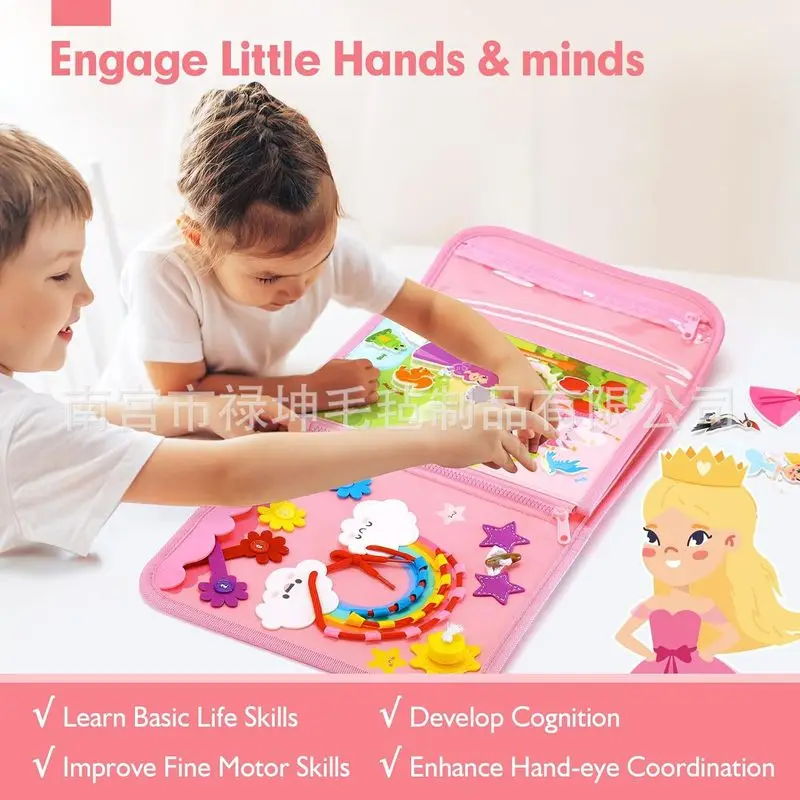 Prinzessin Montessori Filz-Bus – Kids Early Education Books Bewertung und Preis