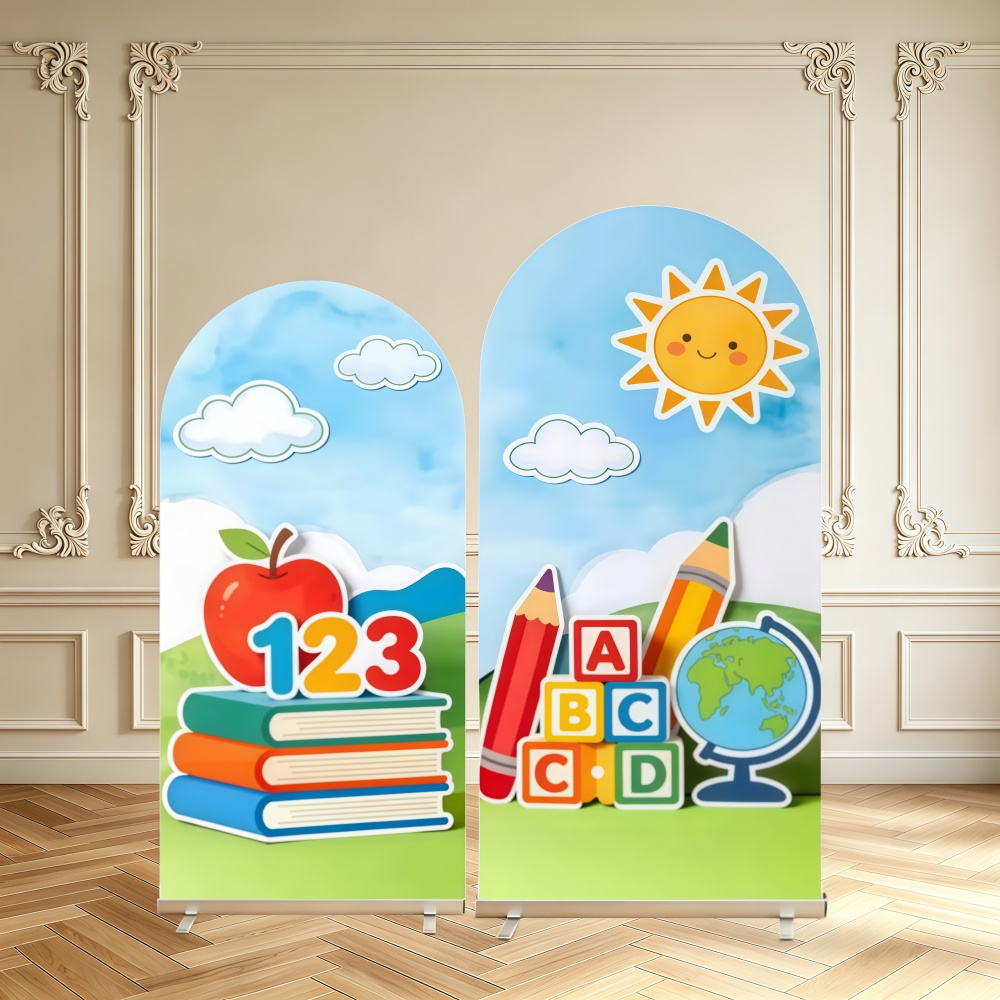 Back-to-School-Dekor Bogen-Hin – Background For Kids Education Bewertung und Preis